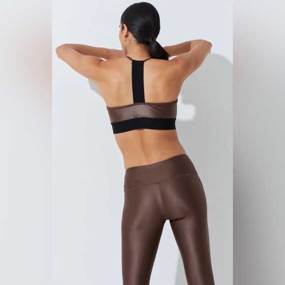 NOLI YOGA Studio Bra in Liquid Cafe - Picture 3 of 6